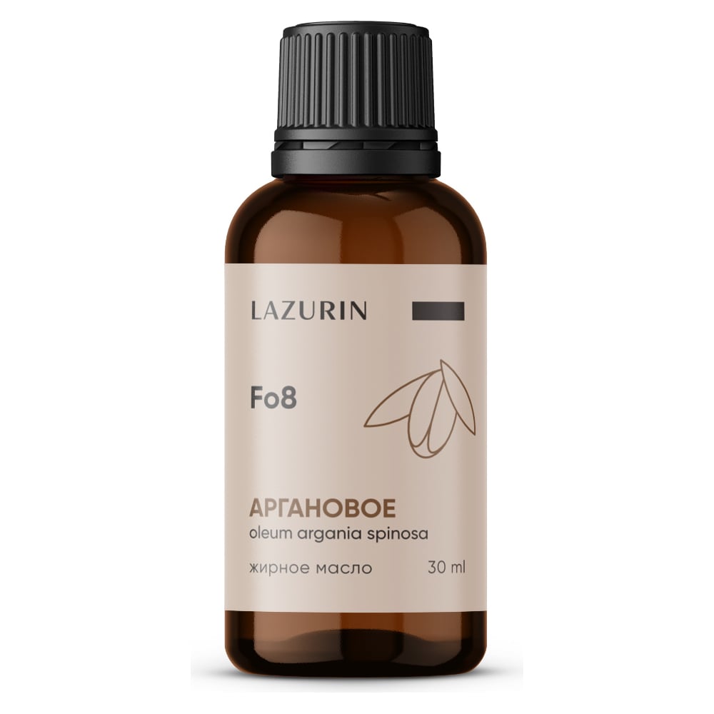 Изображение товара Масло аргановое косметическое LAZURIN, 30 мл, натуральное уходовое средство