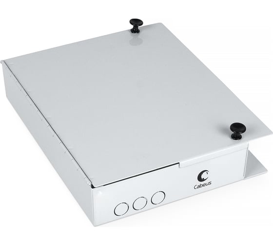 Изображение товара Настенный оптический бокс Cabeus на 16 SC (LC duplex) со сплайс-кассетой и КДЗС (без пигтейлов и проходных адаптеров) JJT-16-SC