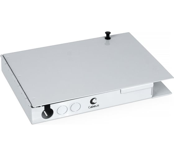 Изображение товара Настенный оптический бокс Cabeus на 8 SC (LC duplex) со сплайс-кассетой и КДЗС (без пигтейлов и проходных адаптеров) JJT-8-SC