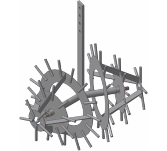 Изображение товара Пропольник рыхлитель однорядный Еж без сцепки FORZA 01.05.71.29 ПрМБ.10.500.420