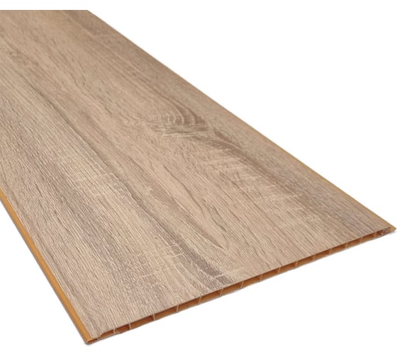 Изображение товара Панели ПВХ DeKOR panel Дуб бурбон ламинированный, 1 сорт, 6 шт в упаковке 00-00060207