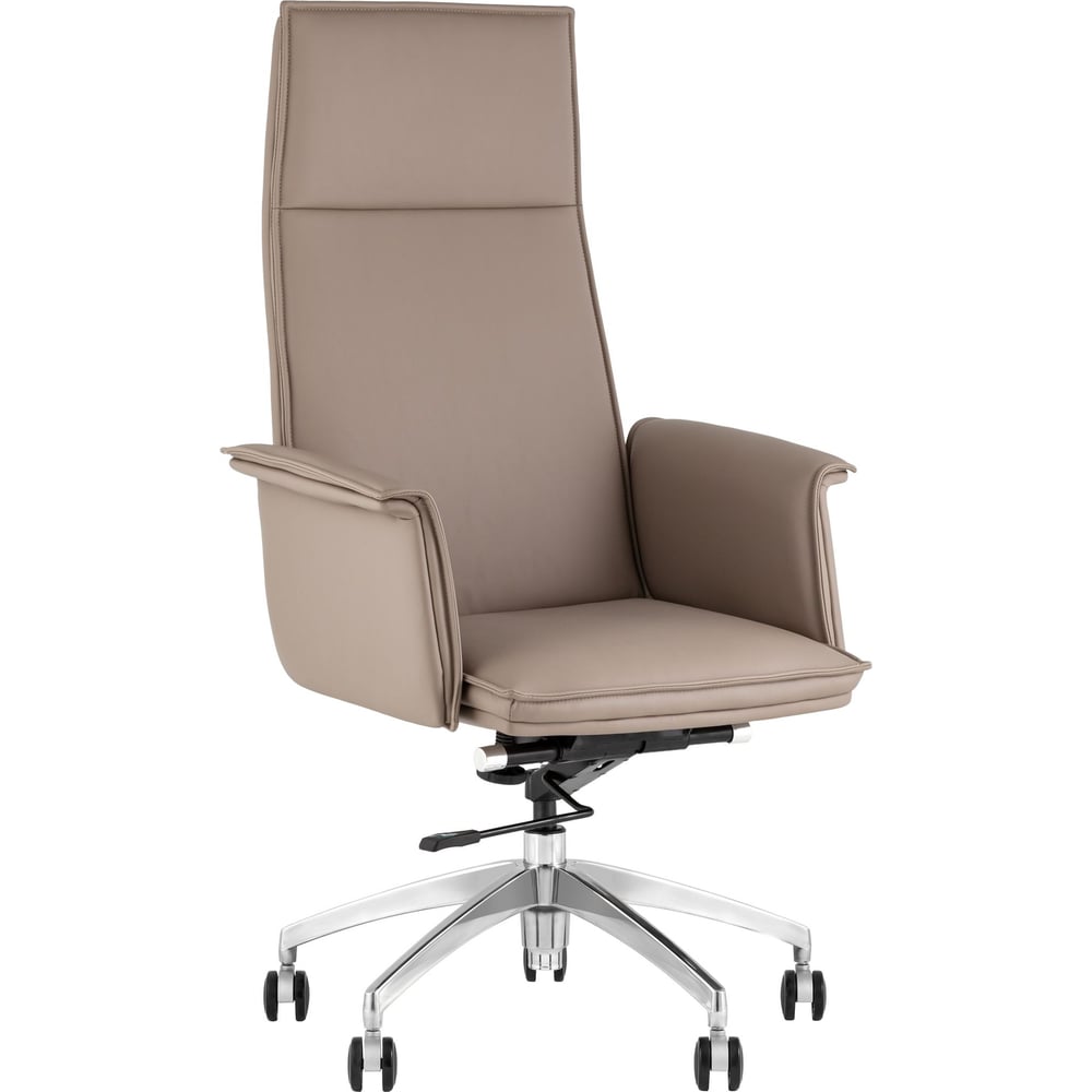 Изображение товара Кресло руководителя TopChairs Regenta бежевое с регулировкой высоты и механизмом качания