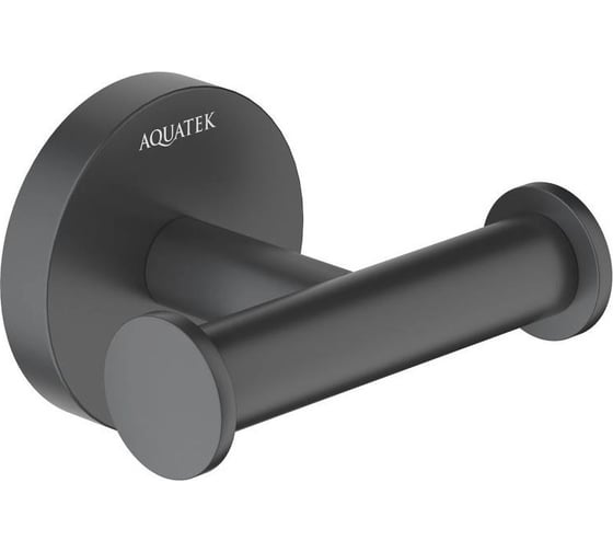Изображение товара Крючок двойной AQUATEK ОБЕРОН матовый черный AQ4202MB 00000135541