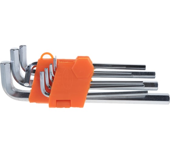 Изображение товара Набор Г-образных шестигранников удлиненных (10 шт; 1.5-12 мм) АвтоDело 30341 10098