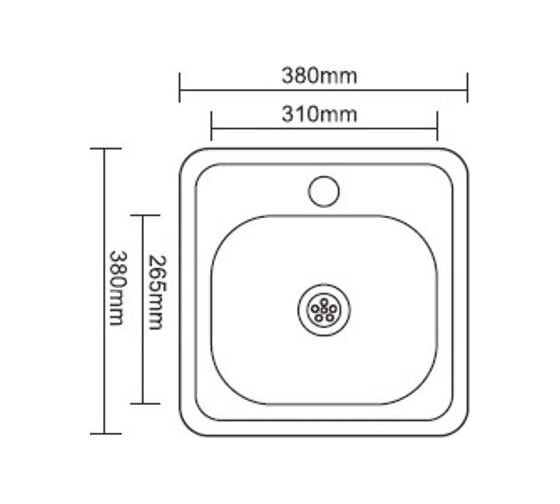 Изображение товара Мойка Ledeme из нержавеющей стали L93838 L93838-6
