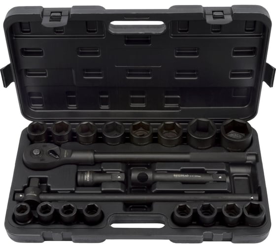 Изображение товара Набор ударных головок (19-50 мм; 3/4"; 20 предметов) АвтоDело 39830