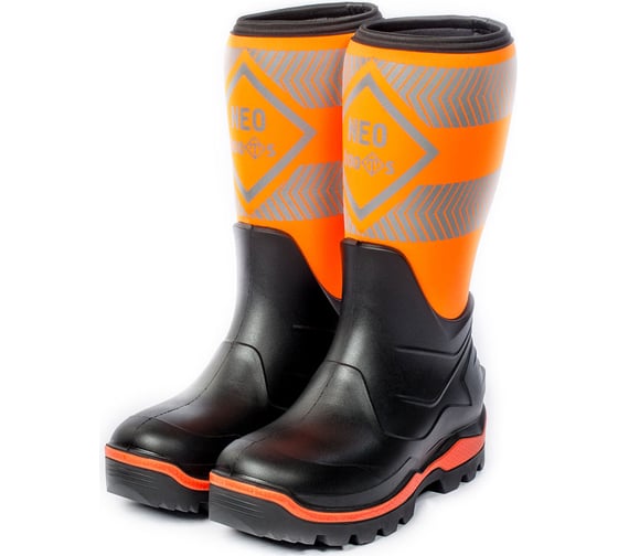 Изображение товара Сапоги специальные литьевые комбинир. из пенополиуретана с верхом из неопрена, со световозвращающими элементами ТЗРО С920 мод."NEO BOOTS" (р. 240)