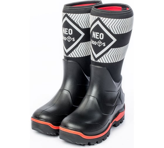 Изображение товара Сапоги специальные литьевые комбинир. из пенополиуретана с верхом из неопрена, со световозвращающими элементами ТЗРО С910 мод. "NEO BOOTS" (р. 300)