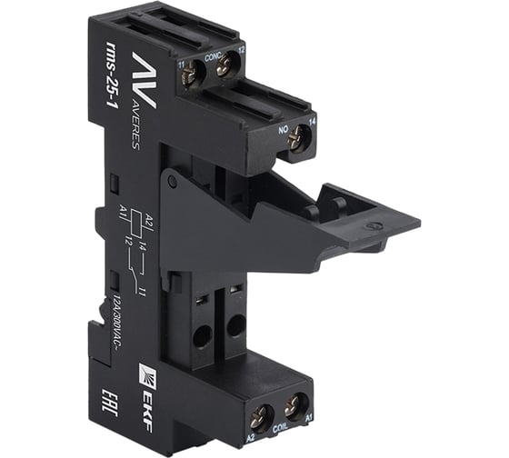 Изображение товара Промежуточное реле EKF AVERES slim, РM 25/1, 20 шт rms-25-1