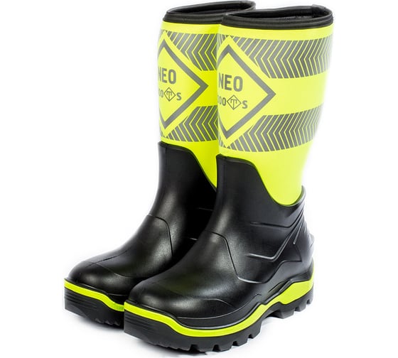Изображение товара Сапоги специальные литьевые комбинир. из пенополиуретана с верхом из неопрена, со световозвращающими элементами ТЗРО С930 мод."NEO BOOTS" (р. 277)