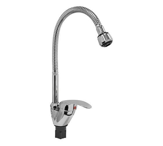 Изображение товара Смеситель для кухни ROEGEN 40 мм, на гайке, с гибким изливом RC014D