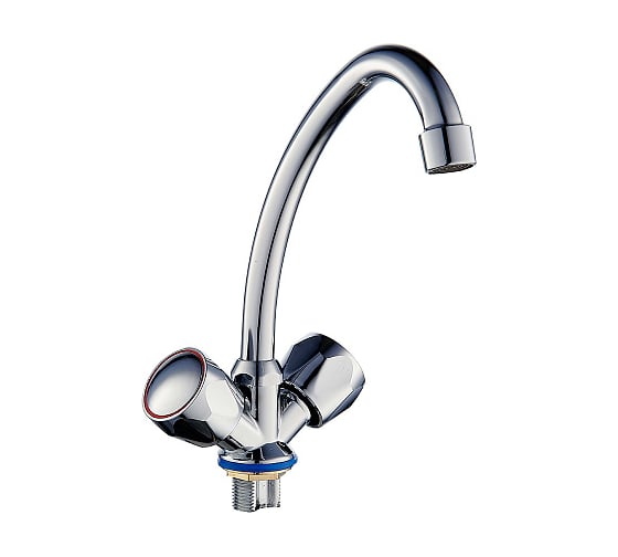 Изображение товара Смеситель для кухни ROEGEN 1/2" м/к, на гайке RR023A