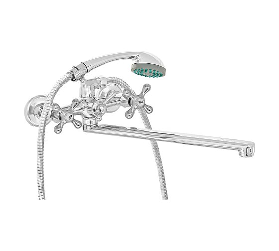 Изображение товара Смеситель для ванны ROEGEN 1/2" м/к, керамический дивертор RP120C