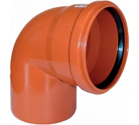 Изображение товара Канализационный отвод АТЛАС ПЛАСТ 90 градусов DN 110 нар. SPNCEB9000110