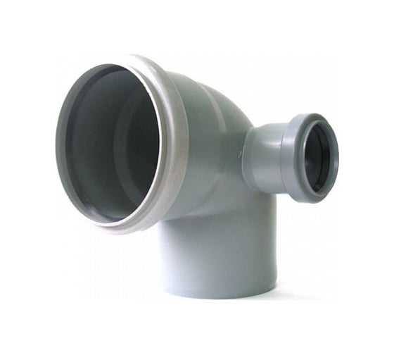 Изображение товара Канализационный переходной универсальный тройник АТЛАС ПЛАСТ 90 градусов DN 110х50 правый SPCTVR110050