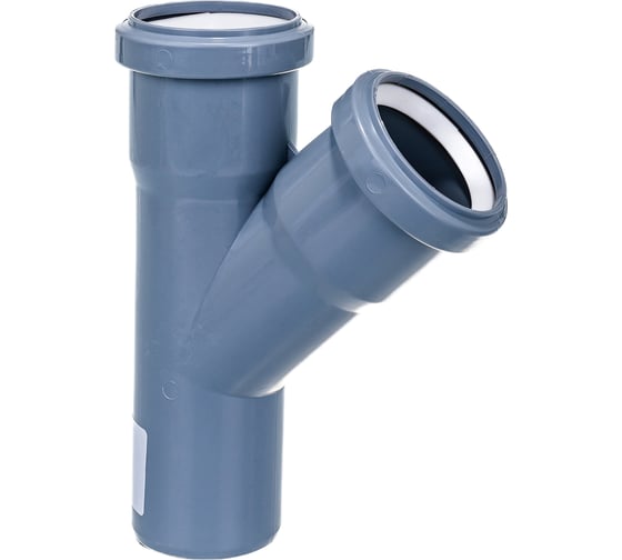 Изображение товара Канализационный тройник АТЛАС ПЛАСТ 45 градусов DN 50 SPCT45050050
