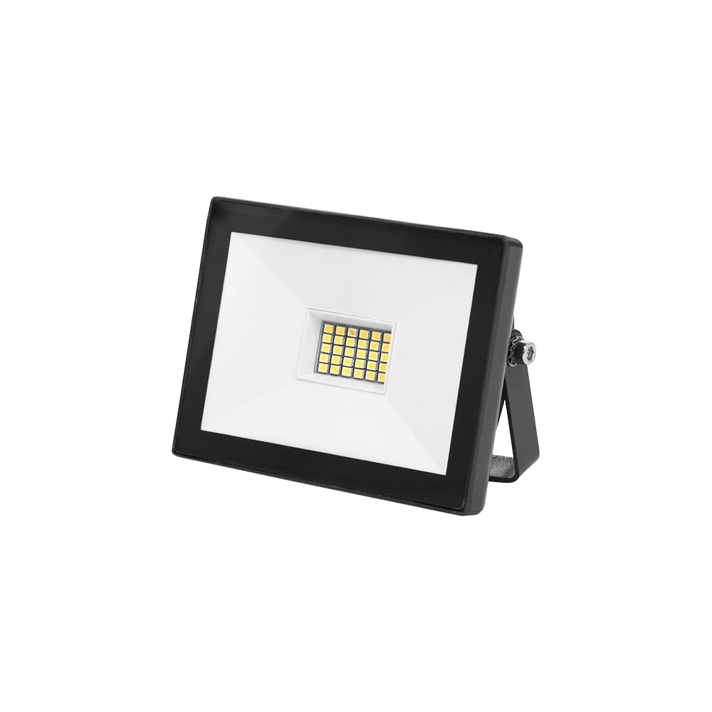 фото Светодиодный прожектор elf slim smd, 20вт, черный корпус, ip65, белый elf-flsmdslim-20w-black-w