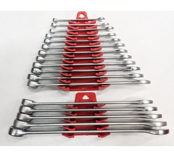 Изображение товара Набор комбинированных удлинённых ключей IZELTAS 17 предметов, 0330002117