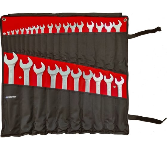 Изображение товара Набор ключей комбинированных прямых IZELTAS 28 предметов в чехле 13000005391