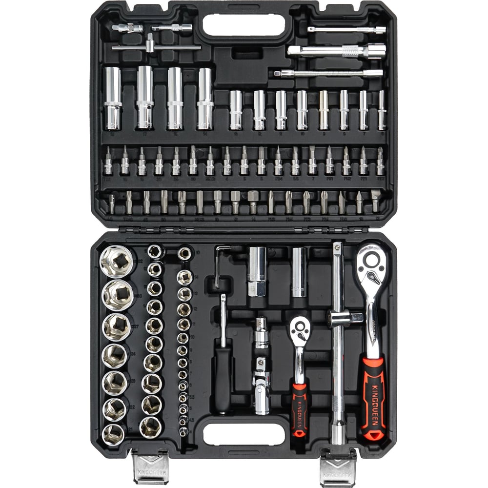 Изображение товара Набор инструментов KINGQUEEN 94 предмета 72 зуба для профессионалов и любителей