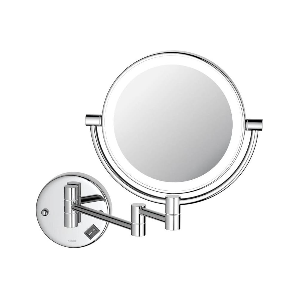 Изображение товара Настенное косметическое зеркало AQUATEK 5х с подсветкой и круглой формой