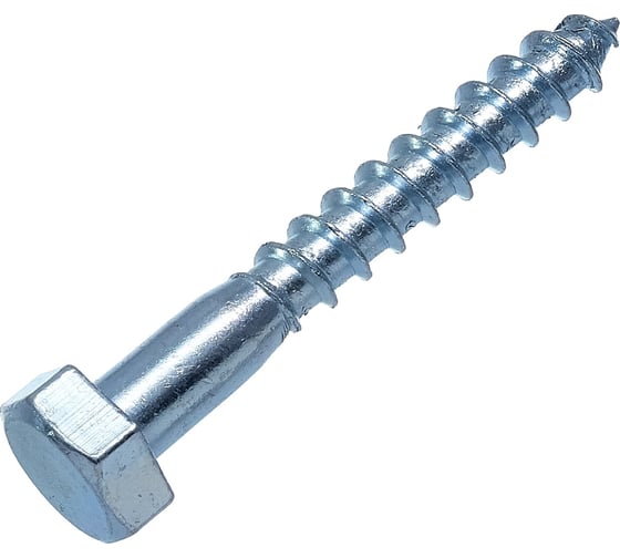 Изображение товара Шуруп Стройметиз 8,0x90 сантехнический, DIN 571, цинк (уп. 4 шт) европодвес 00000014263 21706914
