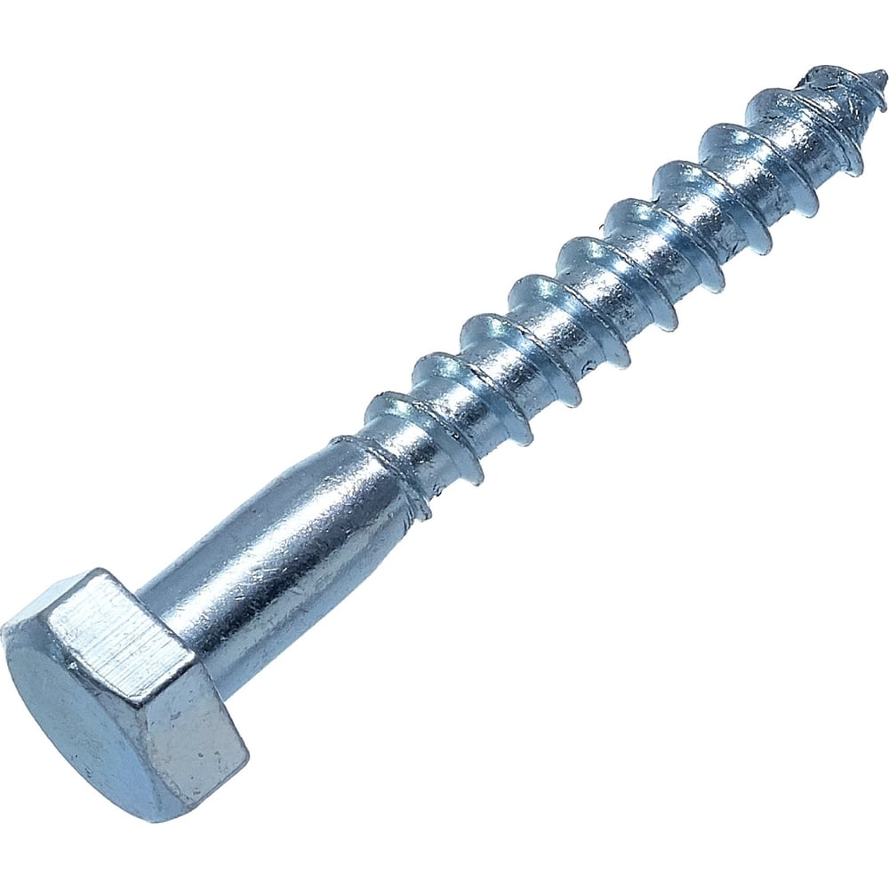 Изображение товара Шуруп Стройметиз 6,0x40 сантехнический, DIN 571, цинк (уп. 6 шт) европодвес 00000014262 21704516