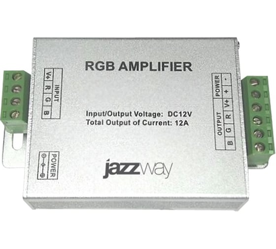 Изображение товара Аксессуар Усилитель Jazzway RGB 3x4A 12В 1002150