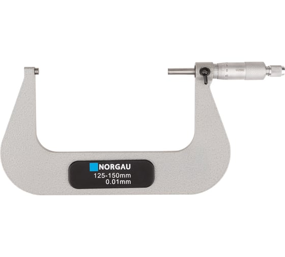 Изображение товара Микрометр NORGAU гладкий МК 125-150 мм/0,01 мм, тип NM-150 041001150