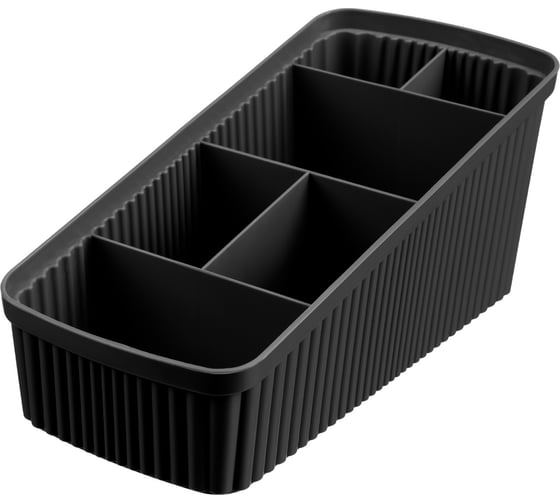 Изображение товара Универсальный органайзер Econova VELVET 240x117x106 мм, черный 434256513