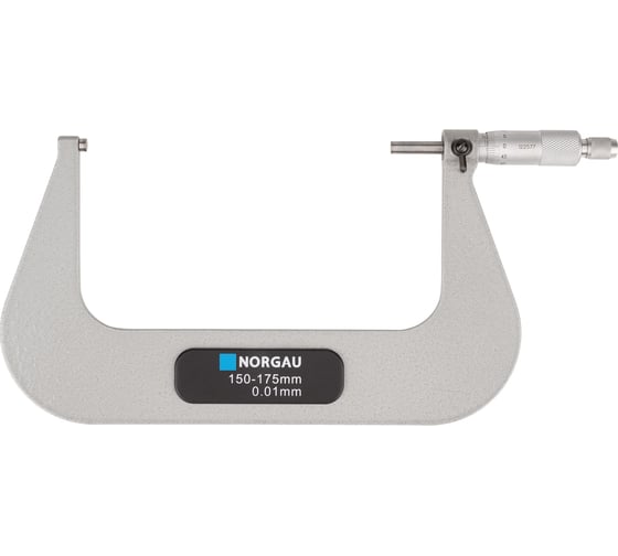 Изображение товара Микрометр NORGAU гладкий МК 150-175 мм/0,01 мм, тип NM-175 041001175