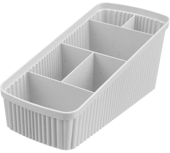 Изображение товара Универсальный органайзер Econova VELVET 240x117x106 мм, светло-серый флэк 434256538