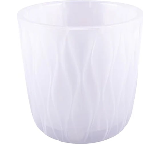 Изображение товара Горшок для орхидей Полимербыт Desert 2,3 л, с дренажной вставкой, d157, h152 мм 438640100