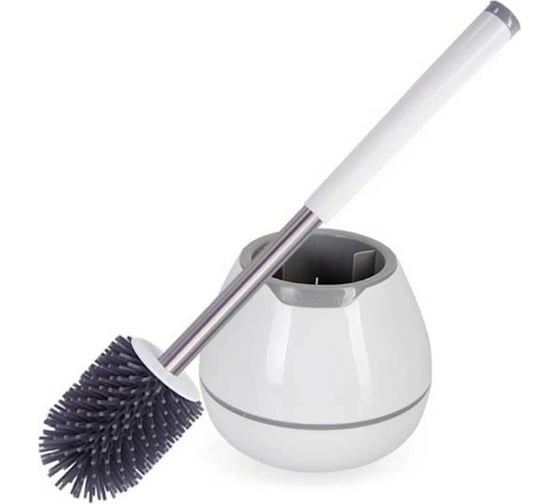 Изображение товара Комплект для туалета, Boomjoy ершик силиконовый в круглой подставке, JY8055 KGJY8055