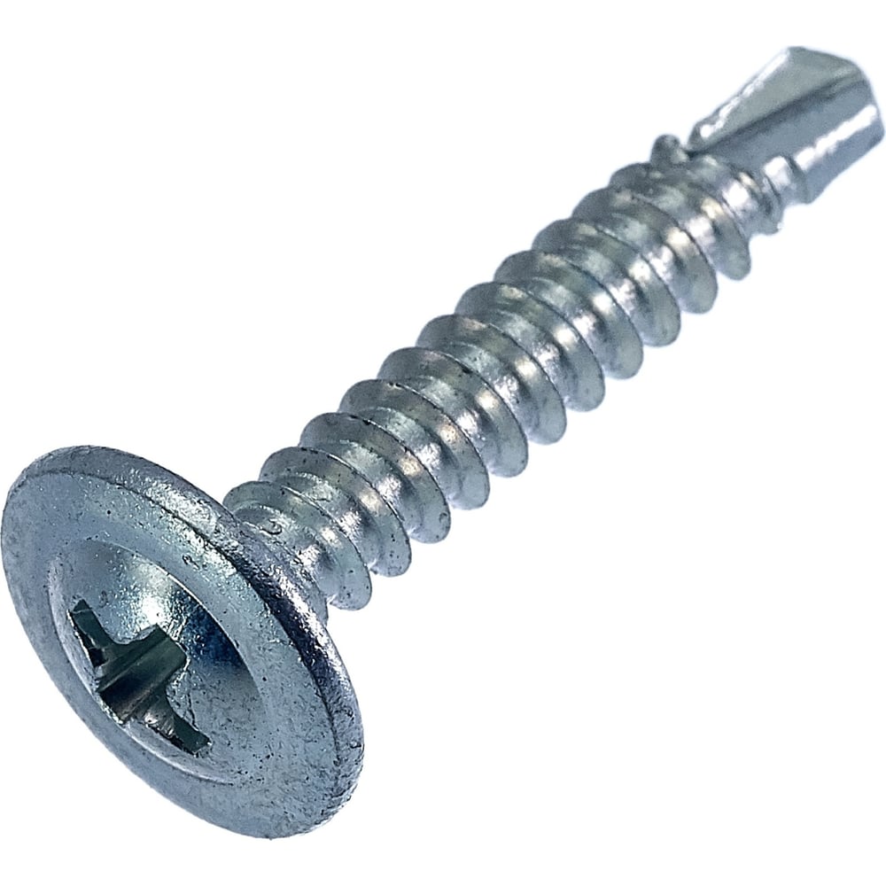 Изображение товара Саморез Стройметиз 4,2x32 металл-металл с прессшайбой цинк 50 шт