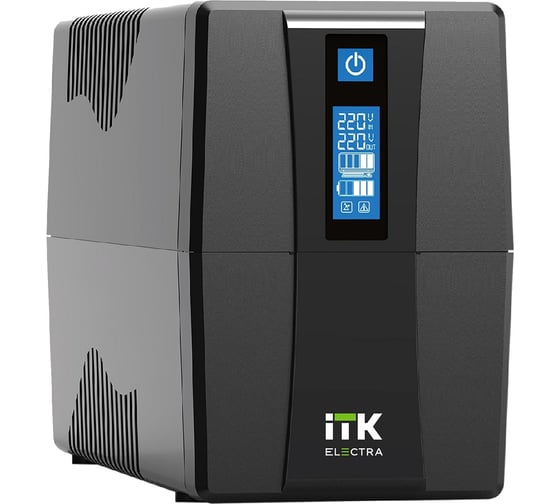 Изображение товара Источник бесперебойного питания ITK ELECTRA ET 800ВА/480Вт с АКБ 1x9AH USB EET-0800VA-1-001