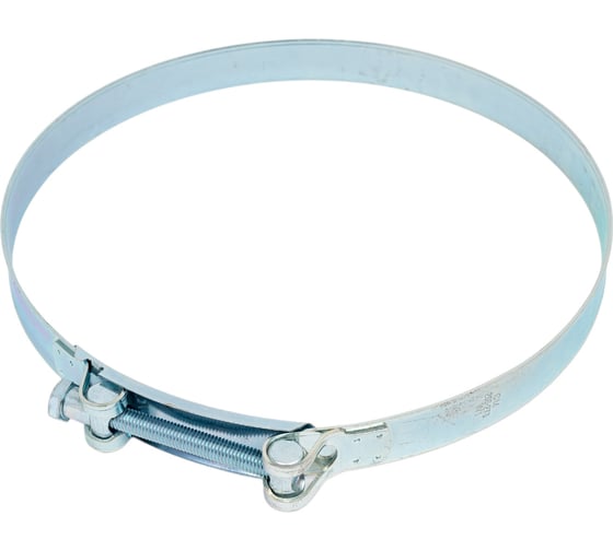 Изображение товара Хомут силовoй одноболтовый Novocraft 266x278 мм, цинк, в упаковке 2 шт. RZN266278002