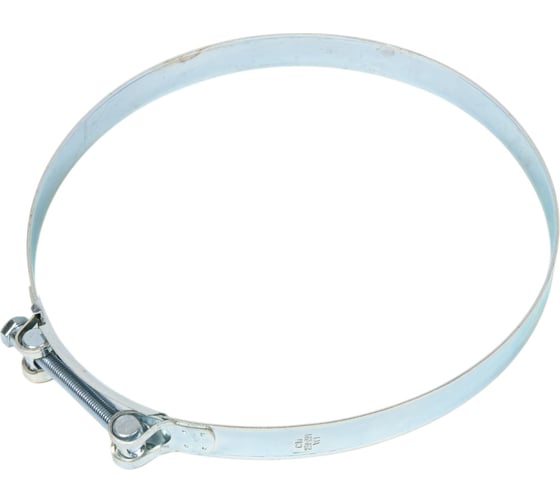 Изображение товара Хомут силовoй одноболтовый Novocraft 279x291 мм, цинк, в упаковке 2 шт. RZN279291002