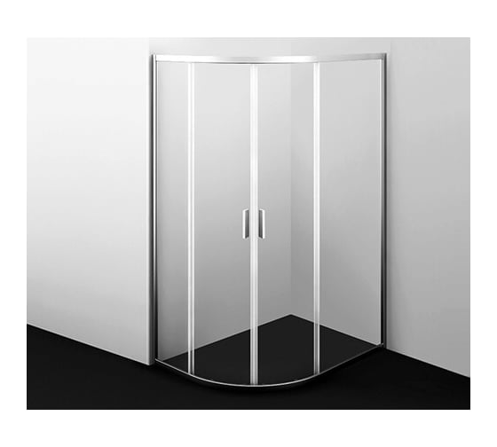 Изображение товара Душевой уголок WasserKraft, 120х90, прямоугольник с округлым углом 45S24