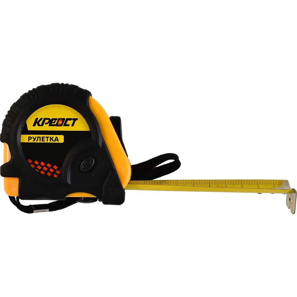 Изображение товара Рулетка Креост 10x25мм - надежный инструмент для измерений