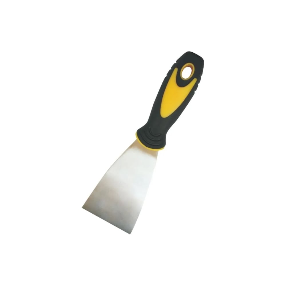 Изображение товара Шпатель STMDECOR нержавеющая сталь, с прорезиненнной ручкой D88-3