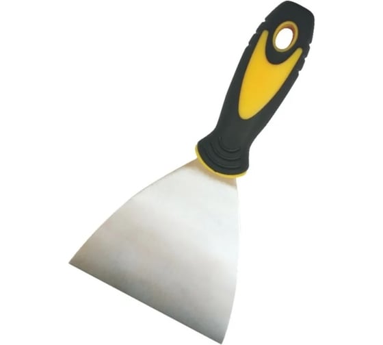 Изображение товара Шпатель STMDECOR нержавеющая сталь, с прорезиненнной ручкой D88-5