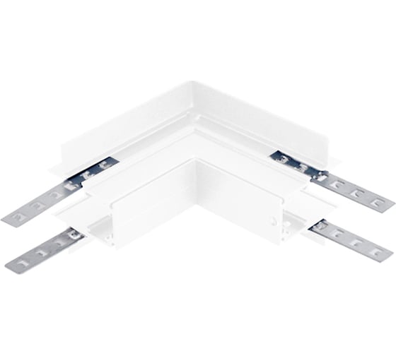 Изображение товара Внешний угловой соединитель угловой для магнитного встраиваемого шинопровода space Crystal lux CLT 0.223 03 WH