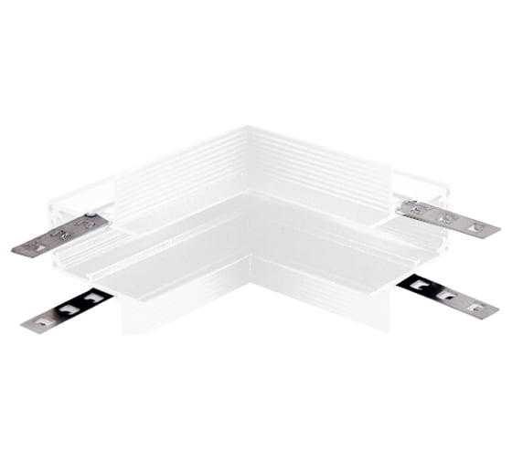 Изображение товара Внутренний угловой соединитель угловой для магнитного встраиваемого шинопровода space Crystal lux CLT 0.223 02 WH