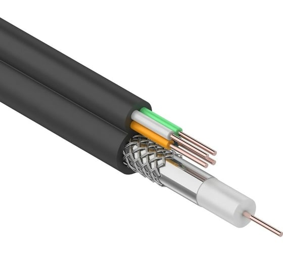 Изображение товара Кабель REXANT ККСВ-П+4х0,5 мм 100 м черный 01-4022