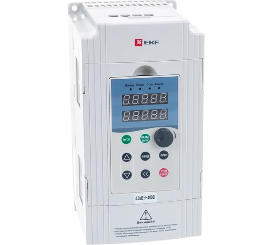 Изображение товара Преобразователь частоты EKF PROxima VECTOR-100 4/5,5кВт, 3х400В VT100-4R0-3B