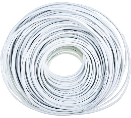 Изображение товара Кабель REXANT КВК-В-1,5+2x0,50 мм2 Cu/Cu белый бухта 200 м 01-4012