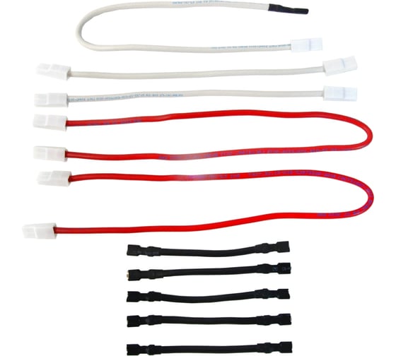 Изображение товара Комплект перемычек МНОГОТОКА для ремонта APC SYBT5, 9 перемычек + перемычка для подключения комплекта к отрицательному выводу APC SYBT5 Ремкомплект