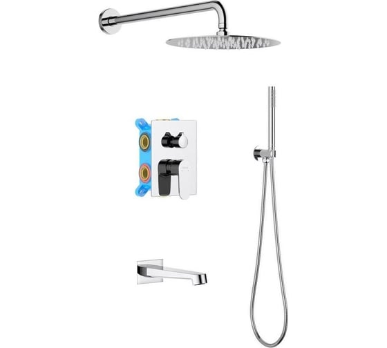 Изображение товара Душевой комплект Aquatek ОБЕРОН Set 4 в 1 AQ1273CR 00000135158