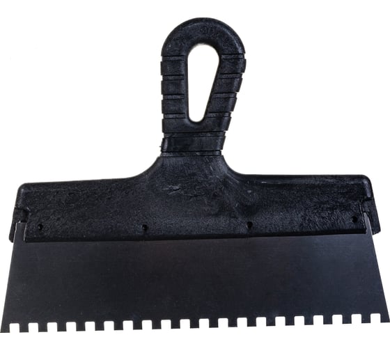 Изображение товара Фасадный шпатель REXANT 250 мм зуб 6х6 нержавеющая сталь, пластмассовая ручка 89-0223